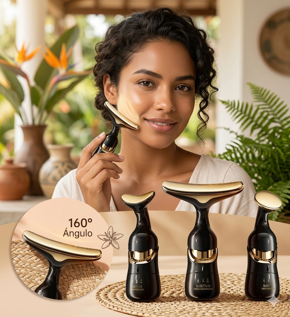 Kit Belleza Facial: Masajeador 3 en 1 + Depilador Flawless
